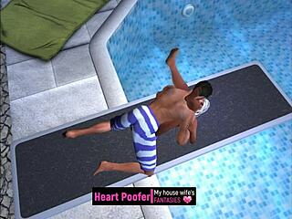 taken at public pool jumping board