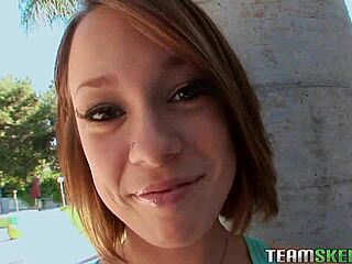 haley sweet’s shaved pussy pounded hard