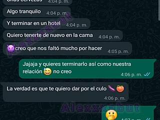 Latina Ex’s Full Anal Fuck on WhatsApp