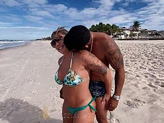 Cassiana Costa rides hard in Fortal paradise scene