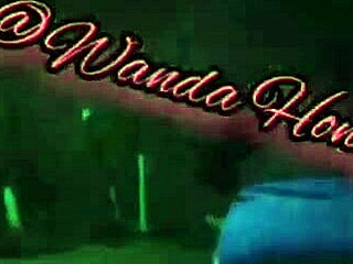 wandahoney teases without underwear while touching herself on public street