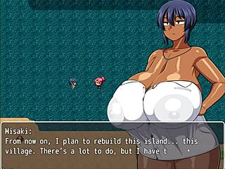 Tanned Natsuki Fucked In Hentai Game Ep 16