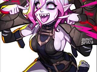 My vampire girl creampie in anime compilation