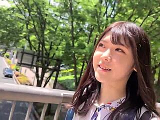 Akari Minase's first creampie scene
