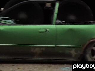 Taylor Seinturier and Nadia Moore nude driving tank