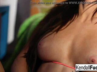 i watched kendall karson tease her tight wet pussy