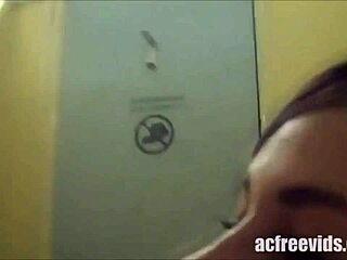 brunette babe fucked hard in changing room