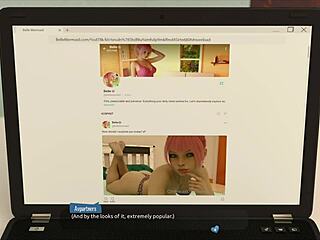teasing hotties in anime game 22