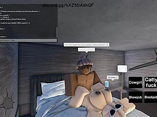 Roblox whore rides massive shaft in rough play