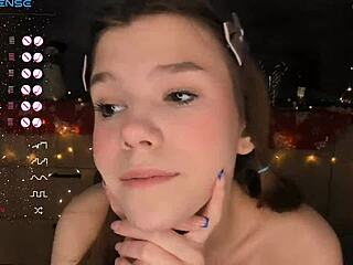 Newbie Teen's Emotional Lovense Webcam Show