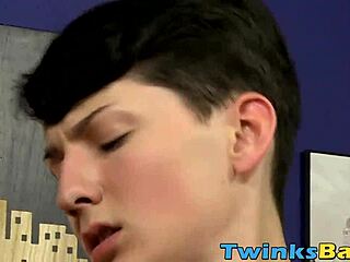 Tattooed Gay Gets Blowjob Before Barebacking Twink