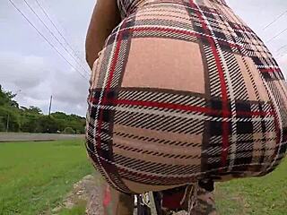 Provocative Outdoor Play with Neighbor's Wild Surprise