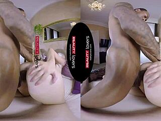 my black on blonde vr blowjob thrill