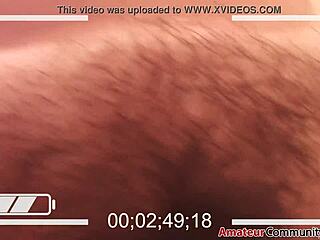 weird milf with saggy tits fingered hard
