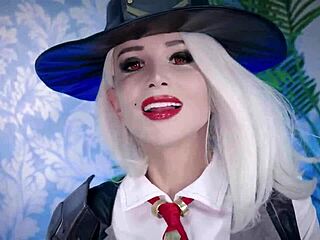 Ashe Overwatch Cosplay Fucked Hard In Ass