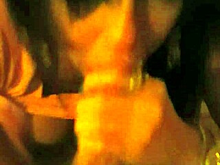 my friend’s girlfriend gives an amateur blowjob