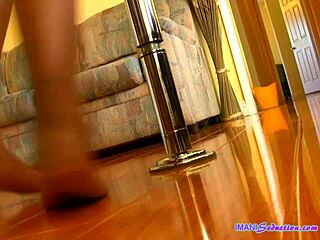 Watch My Stunning Size 10 Feet Dance On Pole