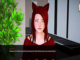 Redhead’s Homemade Anime Tease with Curvy Rear