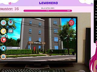vtuber lewdneko plays harem hotel part 9