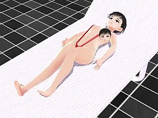 Anime Girl’s Micro Bikini Slip