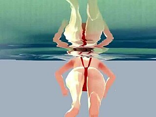 Anime Girl’s Micro Bikini Slip