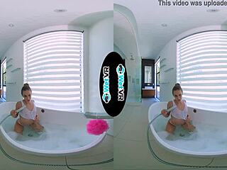 WetVR Creeper Fills Step Sister In VR Bath
