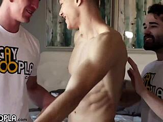 jayden’s thick dick in a rough morning threesome