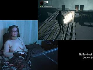 Naked BBW lesbians play Alan Wake part 9