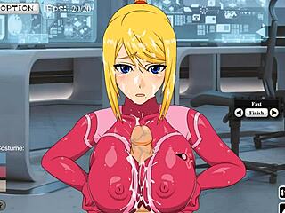 zero suit samus titty fuck in action