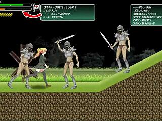 Blonde Hentai Star Shines in Battle