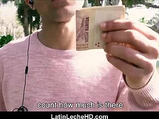 straight spanish latino twink bangs gay stranger for cash pov