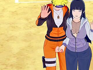 Hinata’s Naruto Hentai Blowjob And Handjob