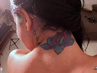 Elisa Sanches Strips Bare Explaining Tattoos Backstage