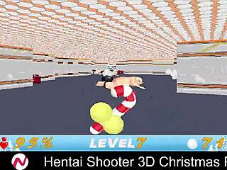 Hentai shooter 3d fucks at christmas party