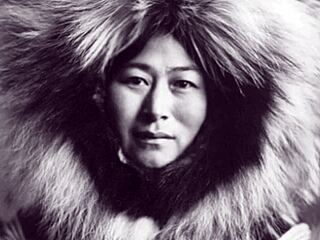 Eskimo Nell shows off hairy retro pussy in vintage scene