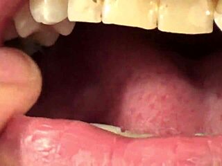 Mouth vore close up with fifi foxx eating gummy bears