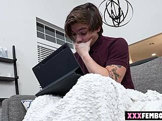 Young Guy Fucks Hot Brunette Robot After Ordering