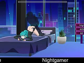 Nightgamer’s Cute Anime Girlfriend In Erotic Play