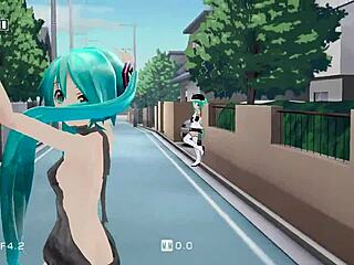 Miku’s Bold Dance in Tight Dress for 3D Comic Fans