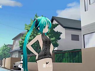 Hatsune Miku's 3D nude dance