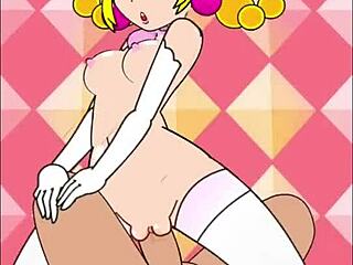 Hentai Babe Rides Hard In Stockings