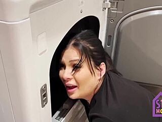 My stepmom London Rose stuck and fucked