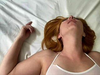 Teasing with lingerie, rubbing my cock on her panties before sliding inside.