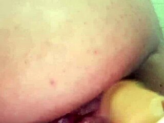 Dildo Stretching My Anal Flower Wide Open