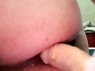 Dildo Stretching My Anal Flower Wide Open
