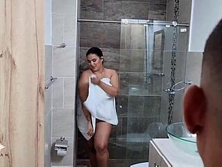 Stepbro’s Shower Spy Turns Steamy Backdoor