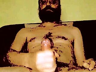 Brazilian Solo Jerking Off With Cumshot Art