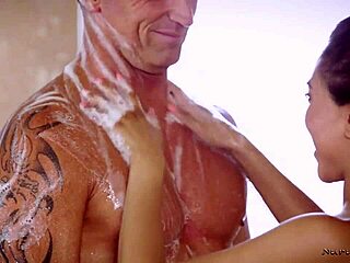 Ember Snow Fucked in Steamy Shower Scene