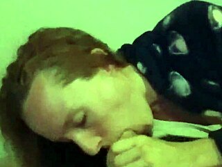 Brunette Savors Messy Sheet Finish