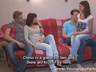 young sex parties - inviting a friend for a wild creampie night